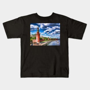 View at the Kremlin, Moscow, Russia Kids T-Shirt